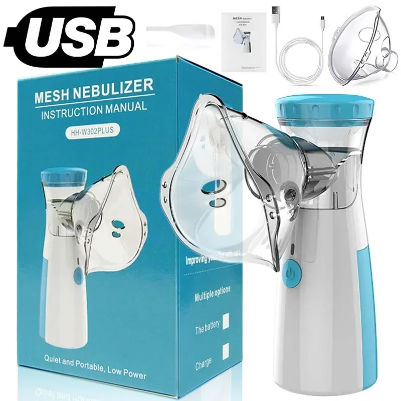Atomizers Portable Mute Asthma Inhaler for Adults Children with USB