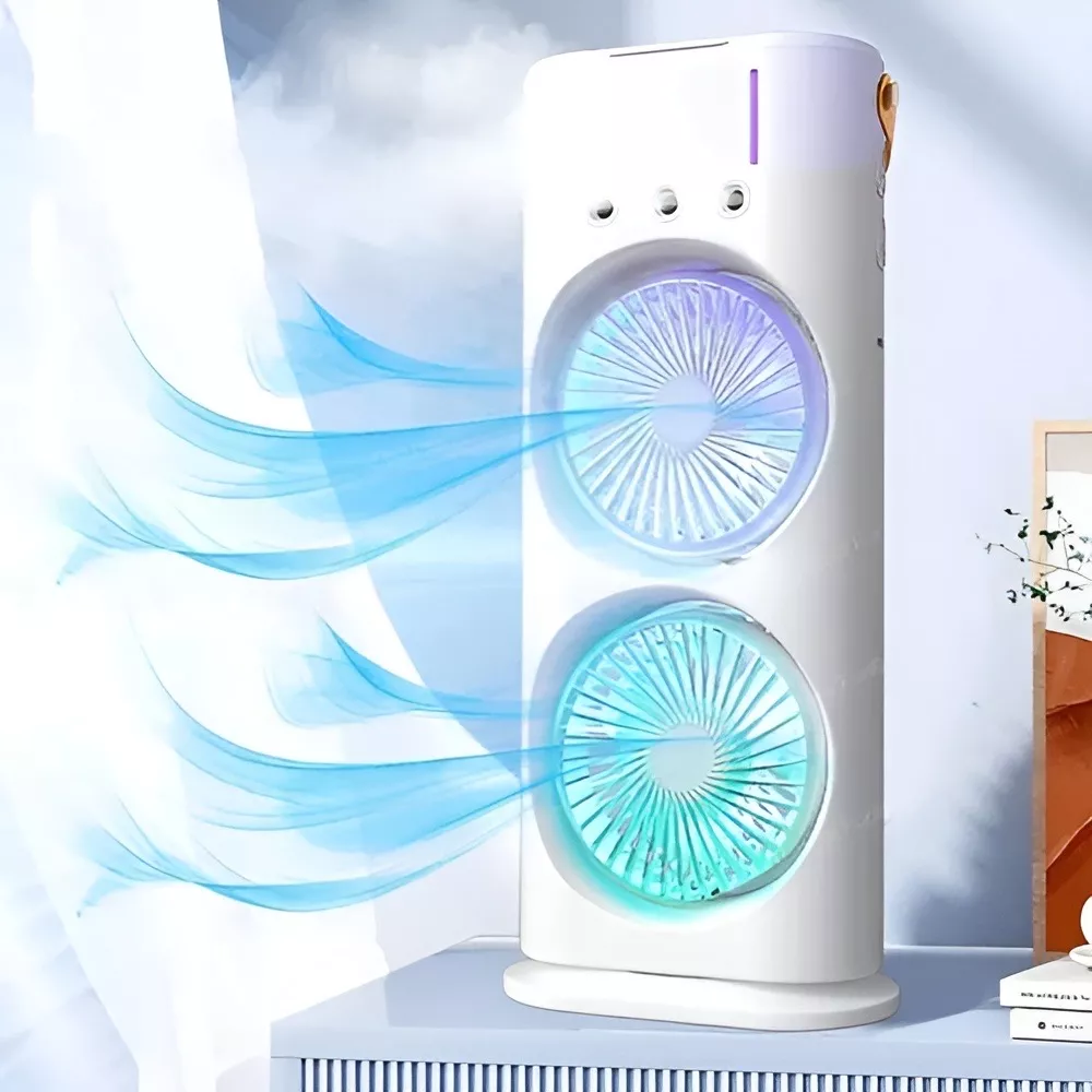 Spray Fan Double-Ended Fan Mini Evaporative Air Cooler